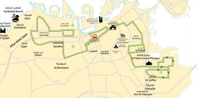 Карта горада Бахрэйна