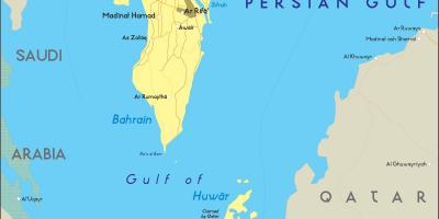 Карта Бахрэйна ў аўтаномным рэжыме